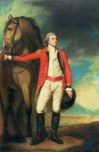 Porträt von Generalmajor James Hartley, in der Uniform eines Hauptmanns der Bombay-Armee von George Romney