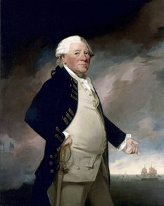 Porträt von Vizeadmiral Sir Hyde Parker von George Romney