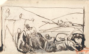 Gefängnisszene von George Romney