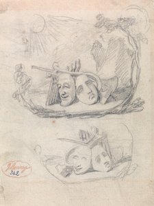 Richard Cumberland Frontispiz von George Romney