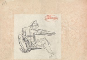 Sitzende Figur