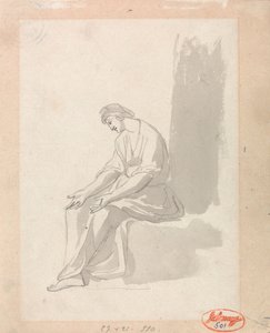 Sitzende Frau von George Romney