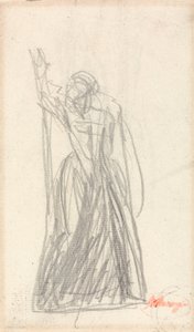Stehende Figur, Wahrscheinlich für Lady Macbeth von George Romney
