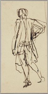 Stehende männliche Figur von George Romney