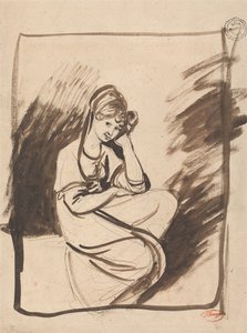 Studie für das Porträt einer Dame, möglicherweise Elizabeth, Gräfin von Derby