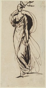 Studie für das Porträt der Viscountess Bulkeley von George Romney