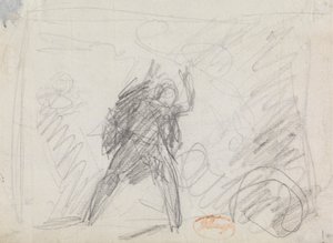 Studie einer stehenden Figur von George Romney