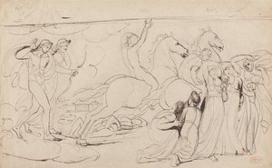 Die Zerstörung der Kinder Niobes von George Romney