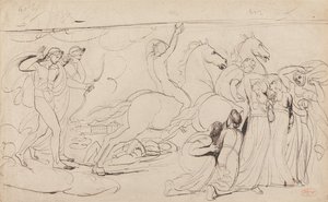 Die Zerstörung der Kinder Niobes von George Romney