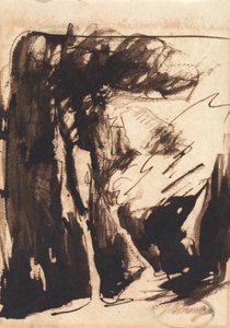 Waldlandschaft von George Romney