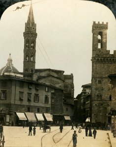 Piazza San Firenze, Florenz, Italien, ca. 1909 von George Rose