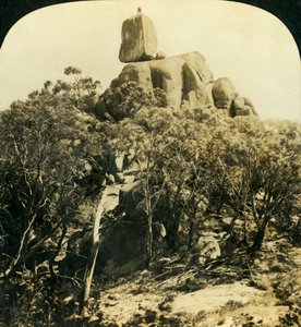 Der Aussichtsfelsen, Buffalo Ranges, Victoria, Australien, ca. 1909