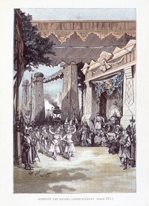 Sofort begannen die Tänze (Seite 229) in „Michael Strogoff“ von Jules Verne von George Roux