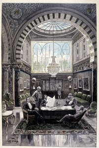Es war ein Ort des Gesprächs, der am angenehmsten war (Seite 34) in „Testament eines Exzentrikers“ von Jules Verne von George Roux