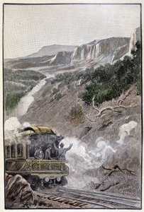 Es war so schön wie der Wyoming Nationalpark (Seite 285) in „Das Testament eines Exzentrikers“ von Jules Verne von George Roux