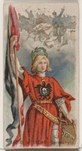 Schlacht von Sedan, Deutschland, aus der Feiertagsserie N80 für Duke-Zigaretten, 1890 von George S. Harris and Sons