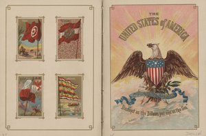 Flaggen aller Nationen und der Vereinigten Staaten von Amerika - Seiten 25 und 26, 1887 von George S. and Sons Harris