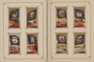 Flaggen aller Nationen und der Vereinigten Staaten von Amerika - Seiten 33 und 34, 1887