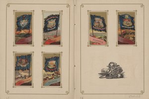 Flaggen aller Nationen und der Vereinigten Staaten von Amerika - Seiten 35 und 36, 1887 von George S. and Sons Harris