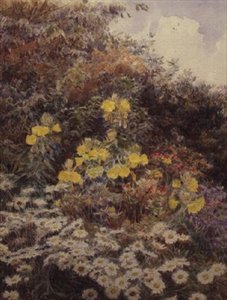 Nachtkerzen, Swinford Manor von George Samuel Elgood