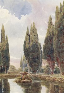 Italienische Gärten: Il Laghetto, Villa Falconieri von George Samuel Elgood