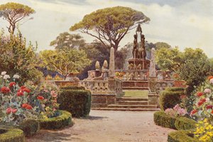 Italienische Gärten: Villa Lante in Bagnaja von George Samuel Elgood