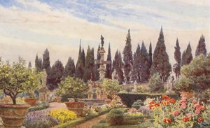 Italienische Gärten: Villa Reale di Castello von George Samuel Elgood