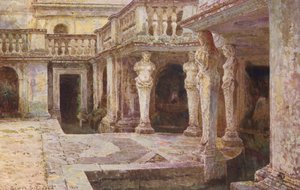 Italienische Gärten: Villa di Papa Giulio von George Samuel Elgood
