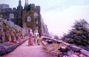 Die Terrasse am Berkeley Castle, Gloucestershire