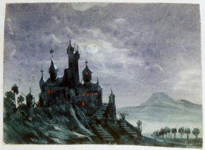 Fantasieschloss im Mondlicht I, 1820-1876