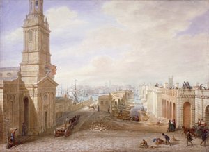 Alte und neue Londoner Brücken, Blick nach Süden, London