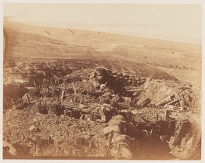 Blick vom Redan in Richtung Vorontsov-Schlucht