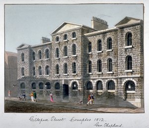 Giltspur Street Compter, City of London, 1812 von George Shepherd