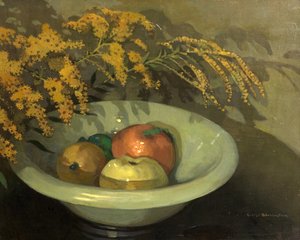 Früchte in einer Jade-Schale
