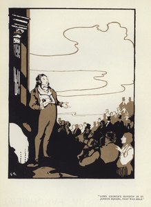 Illustration für Der glückliche Heuchler von Max Beerbohm von George Sheringham