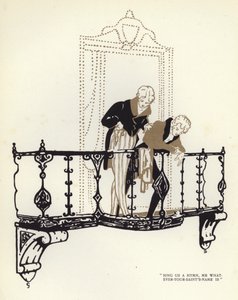 Illustration für Der glückliche Heuchler von Max Beerbohm von George Sheringham
