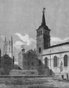 St. Peters Kirche, Cornhill, City of London, 1811 1911 von George Sidney Shepherd