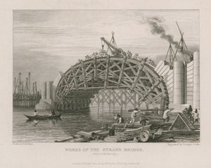 Arbeiten an der Strandbrücke von George Smith