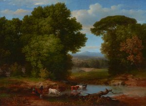 Ein Stück des römischen Aquädukts von George Snr. Inness