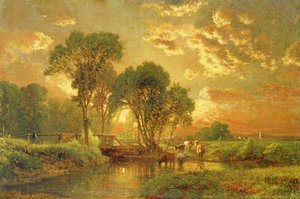 Medfield, Massachusetts von George Snr. Inness