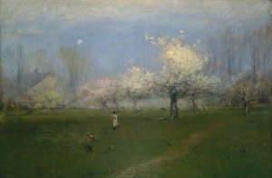 Frühlingsblüten, Montclair, New Jersey, ca. 1891 von George Snr. Inness