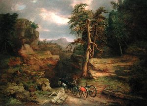 Die düsteren Tage von 1776 von George Snr. Inness
