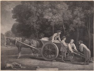 Arbeiter, graviert vom Künstler von George Stubbs