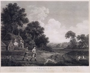 Schießen, Platte 2, gestochen von William Woollett (1735-85) 1770