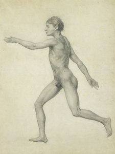 Die gesamte menschliche Figur von links, seitliche Ansicht, aus der Serie 