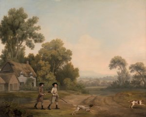 Zwei Herren beim Schießen, 1768 von George Stubbs
