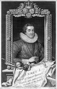 James I. von England, 17. Jahrhundert von George Vertue