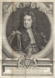 John Sheffield, 1. Herzog von Buckingham und Normanby 1648-1721, 1722 von George Vertue