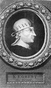 König Egbert von Wessex, erster König von ganz England