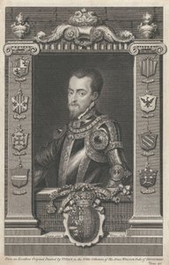 Philipp II., König von Spanien von George Vertue